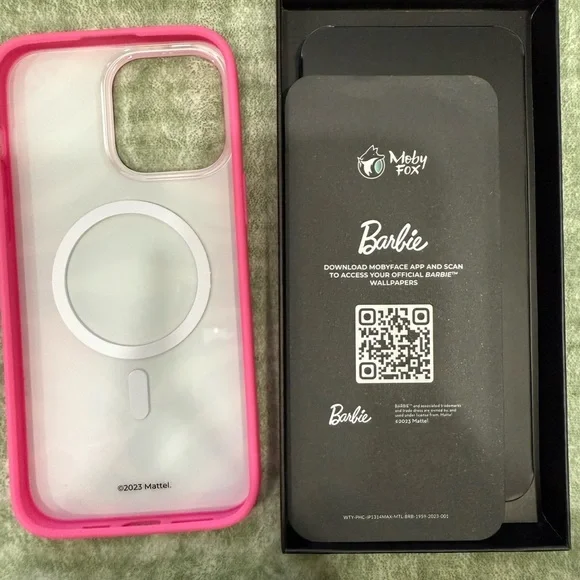Barbie Black & White + Classic pink Phone Case for iPhone 14 Pro Max - Picture 13 of 16